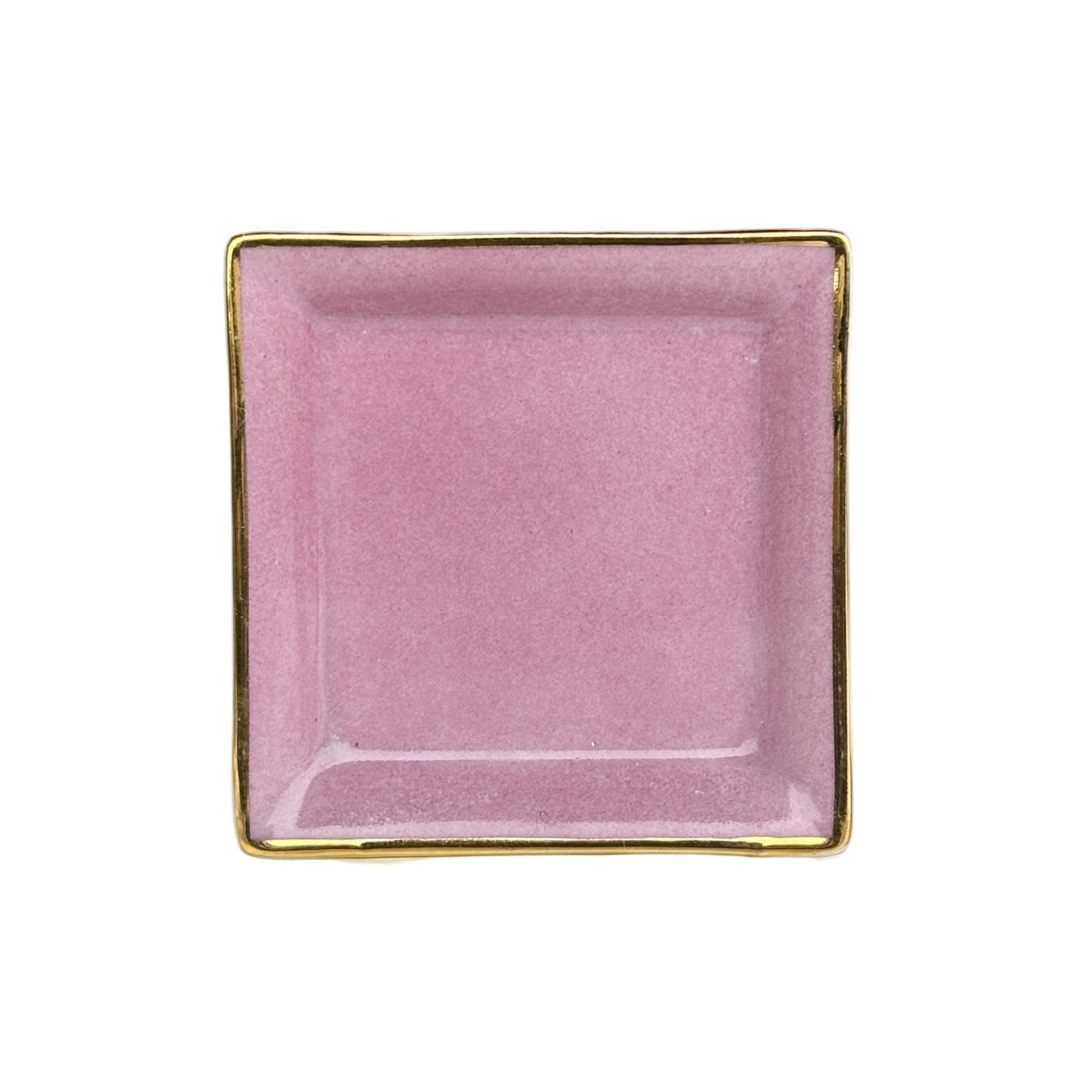 Vuotatasche piccolo o posacenere in porcellana di Limoges rosa bouquet elegante e personalizzabile