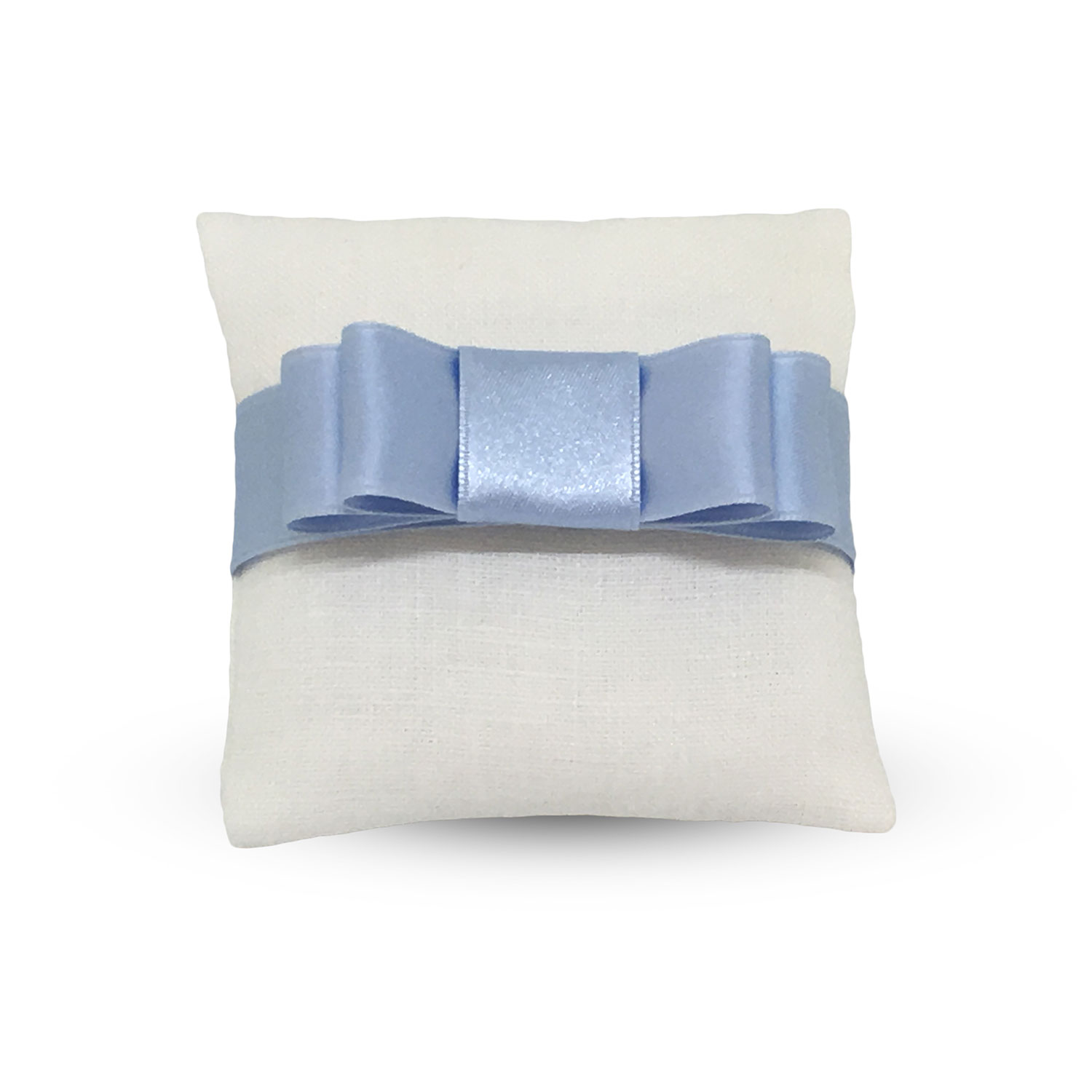 Busta di Lino con fiocco Bon Ton Azzurro