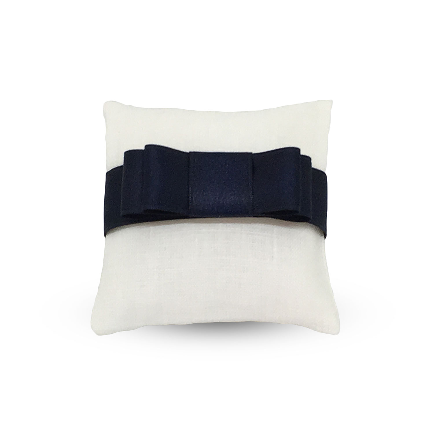 Busta di Lino con fiocco Bon Ton Blu