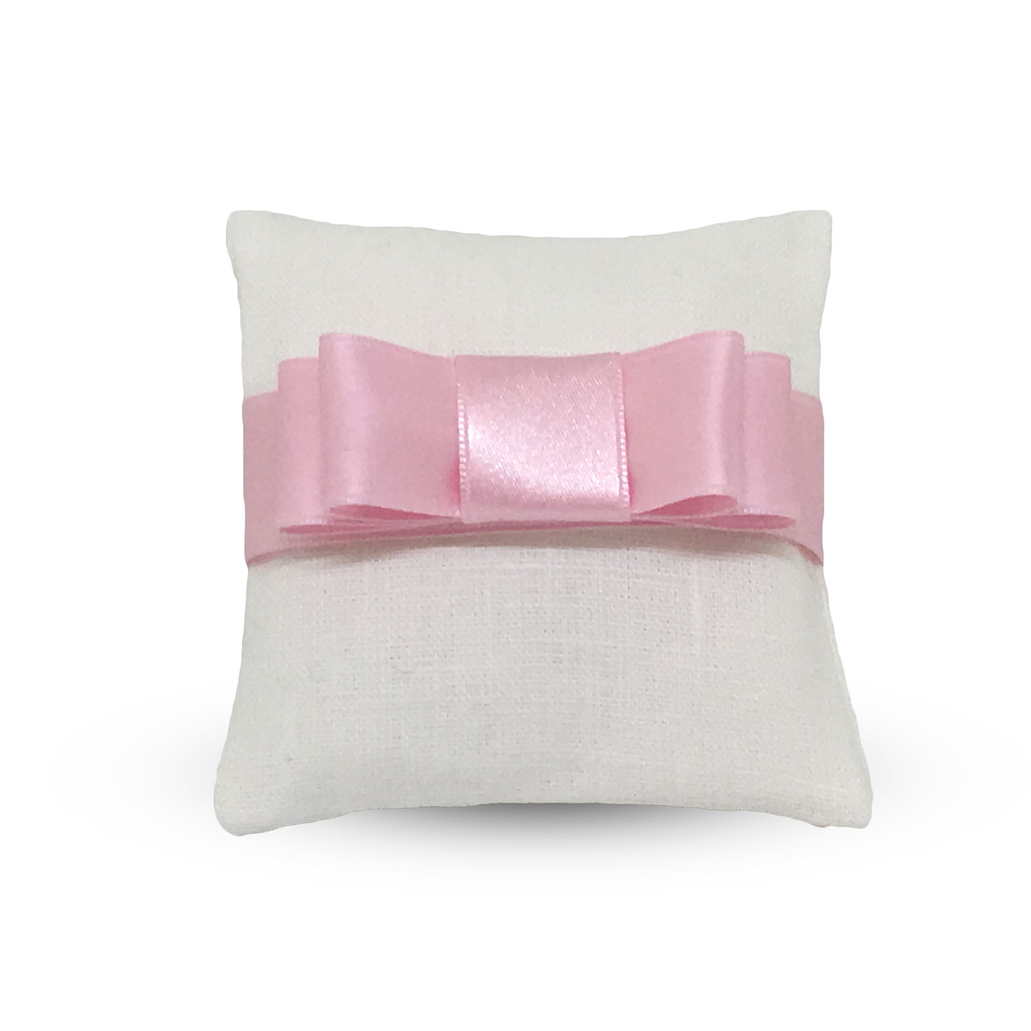 Busta di Lino con fiocco Bon Ton Rosa