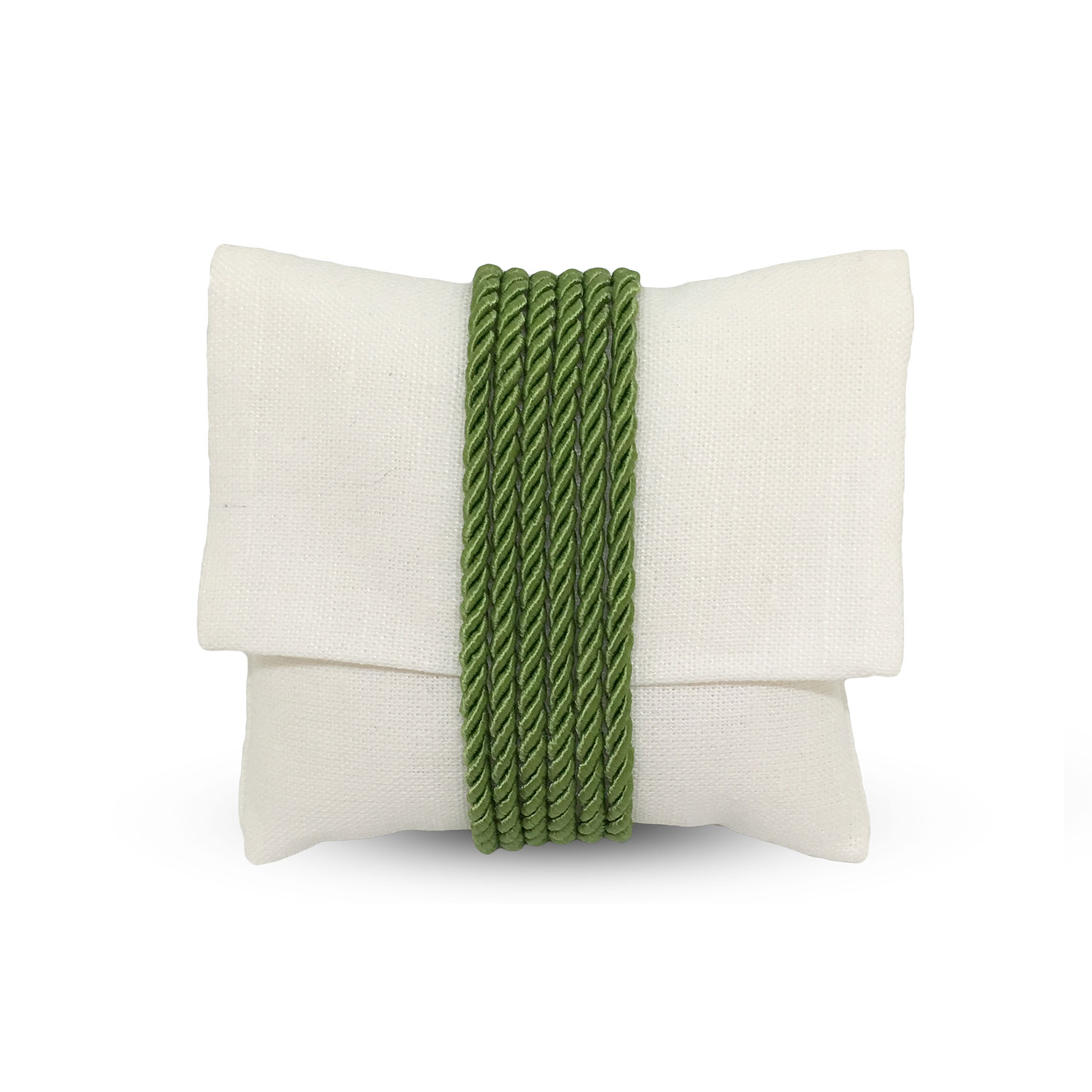 Busta di Lino con torchon Verde acido