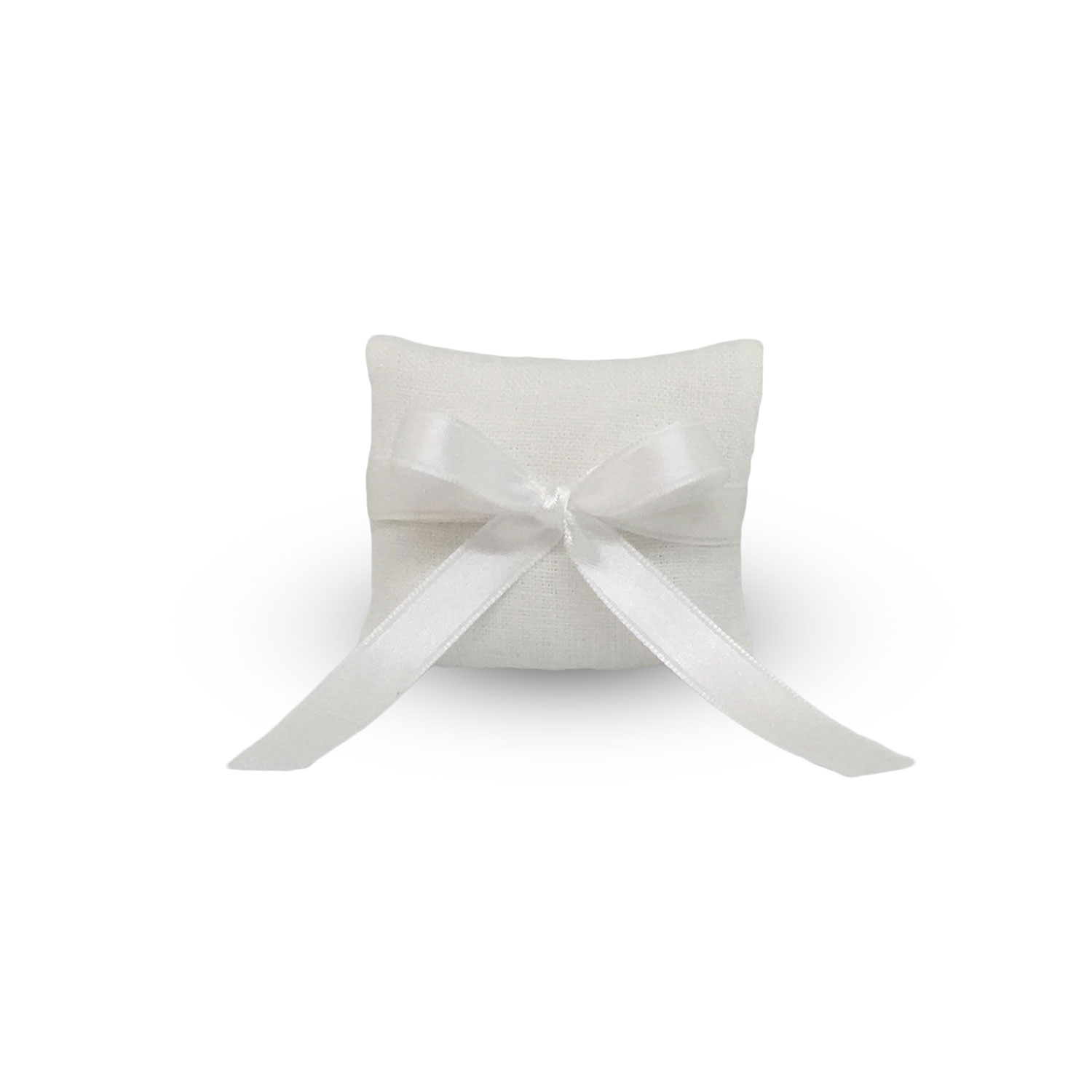 Bustina di Lino con fiocco Bianco