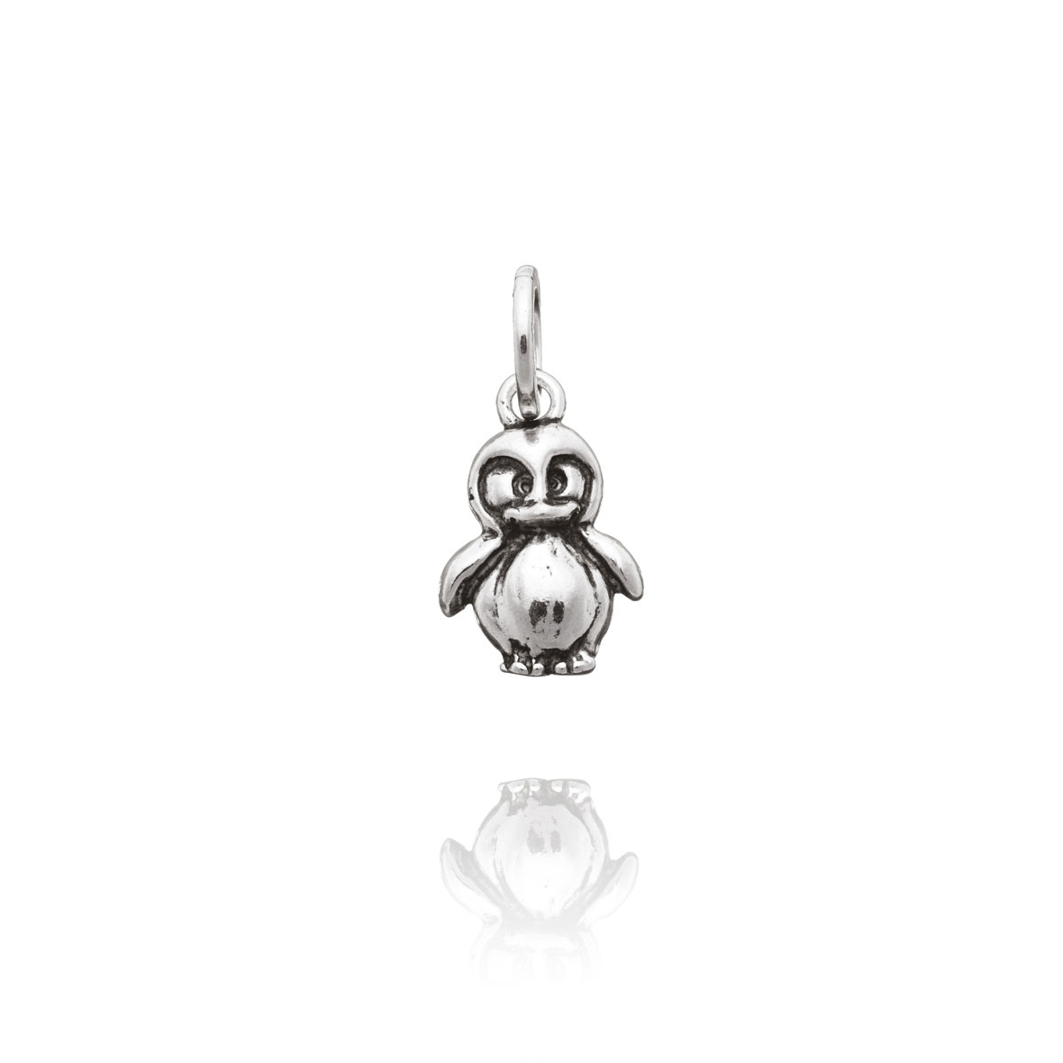 Charm pinguino in argento Raspini per bomboniere