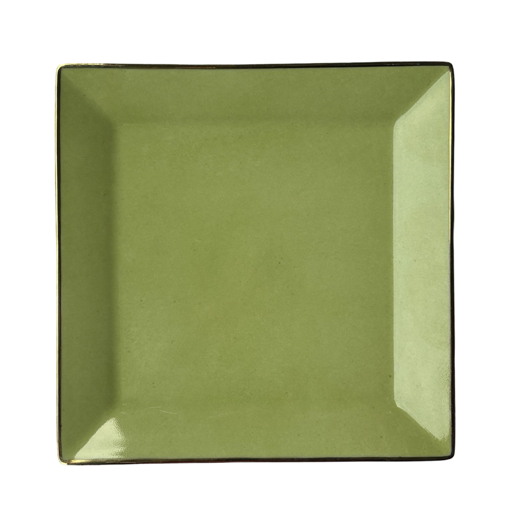 Vuotatasche personalizzabile in porcellana di Limoges Alga oro zecchio ideale come bomboniera elegante e regalo
