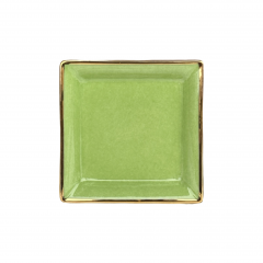 Vuotatasche piccolo o posacenere in porcellana di Limoges Verde sedano chiaro elegante e personalizzabile