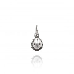 Charm coccinella Raspini in argento per bomboniere