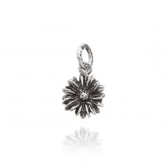 Charm Raspini in argento per bomboniere margherita primavera 