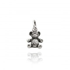 Charm orso in argento Raspini per bomboniere battesimo comunione cresima 
