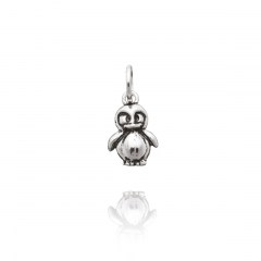 Charm pinguino in argento Raspini per bomboniere