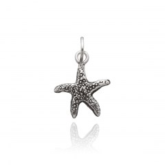 Charm stella marina Raspini in argento per bomboniere