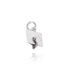 Charm tocco cappello laurea Raspini in argento per bomboniere